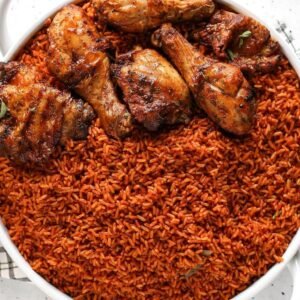 Valina's Jollof Rice with Chicken