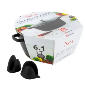 Nea Diecast Stockpot Nera Black