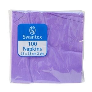 Swantex 100 Purple Napkins