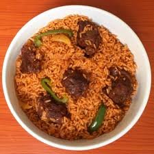 Valina's Jollof Rice with Beef