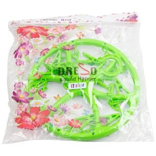 Round Hanger with Clips