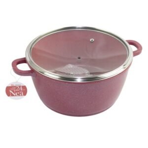 NEA Marbell Diecast Stockpot Rossa