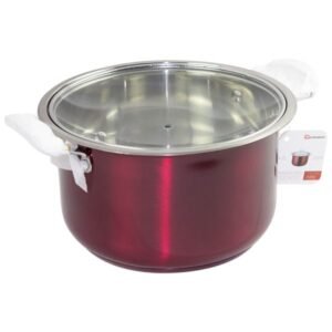 SQ Professional Stainless Steel Stockpot Gems Ruby