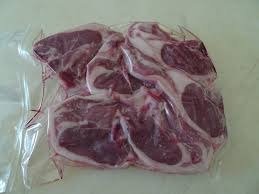 Frozen Lamb Leg BBQ Slice