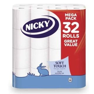 Nicky Soft Touch Toilet Tissue