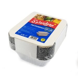Splendore Take Away Foil Container & Lid No2