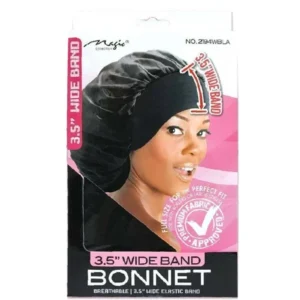 Bonnet 3.5 Inch Wide XL Black