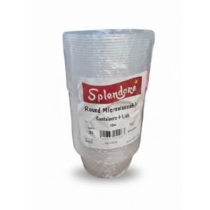 Splendore Round Microwaveable Containers + Lids