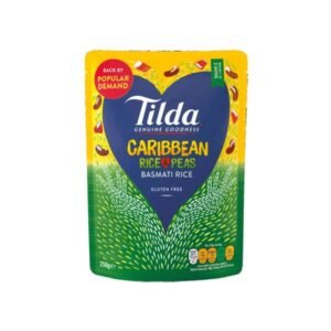 Tilda Steamed Basmati Caribbean & Peas